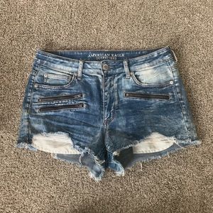 AEO Hi-Rise Jean Shorts